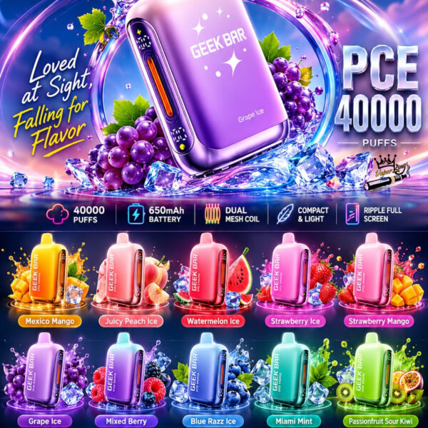GEEK BAR PCE 40000 Puffs Disposable Vape