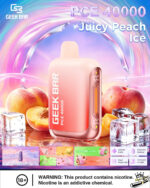 GEEK BAR PCE 40000 Puffs Disposable Vape Juicy Peach Ice