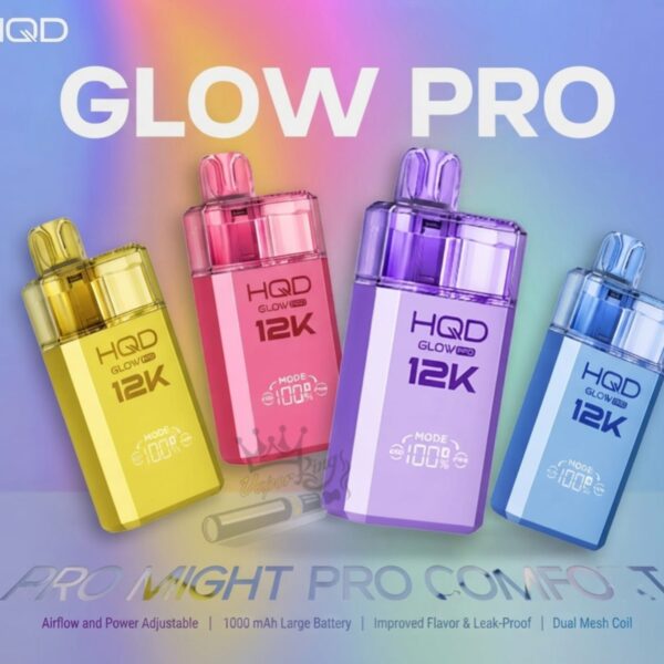 HQD Glow PRO 12000 Puffs Disposable Kit