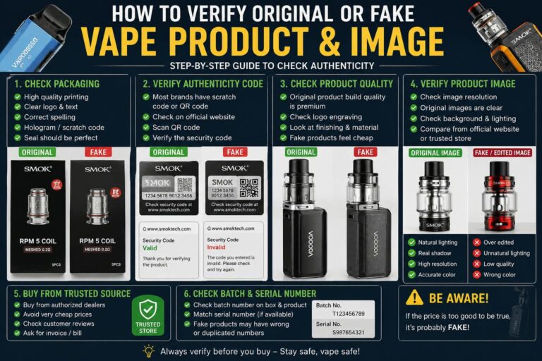 How to Verify an Original Vape
