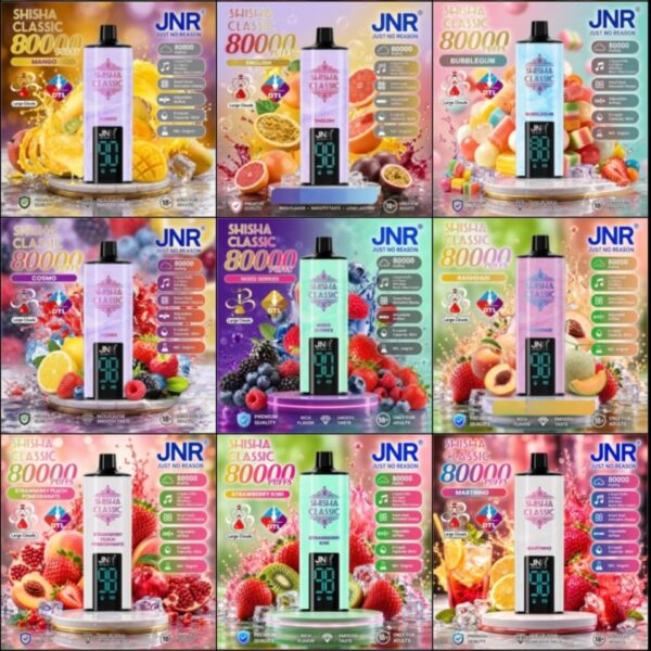 JNR Shisha Classic 80000 Puffs Disposable