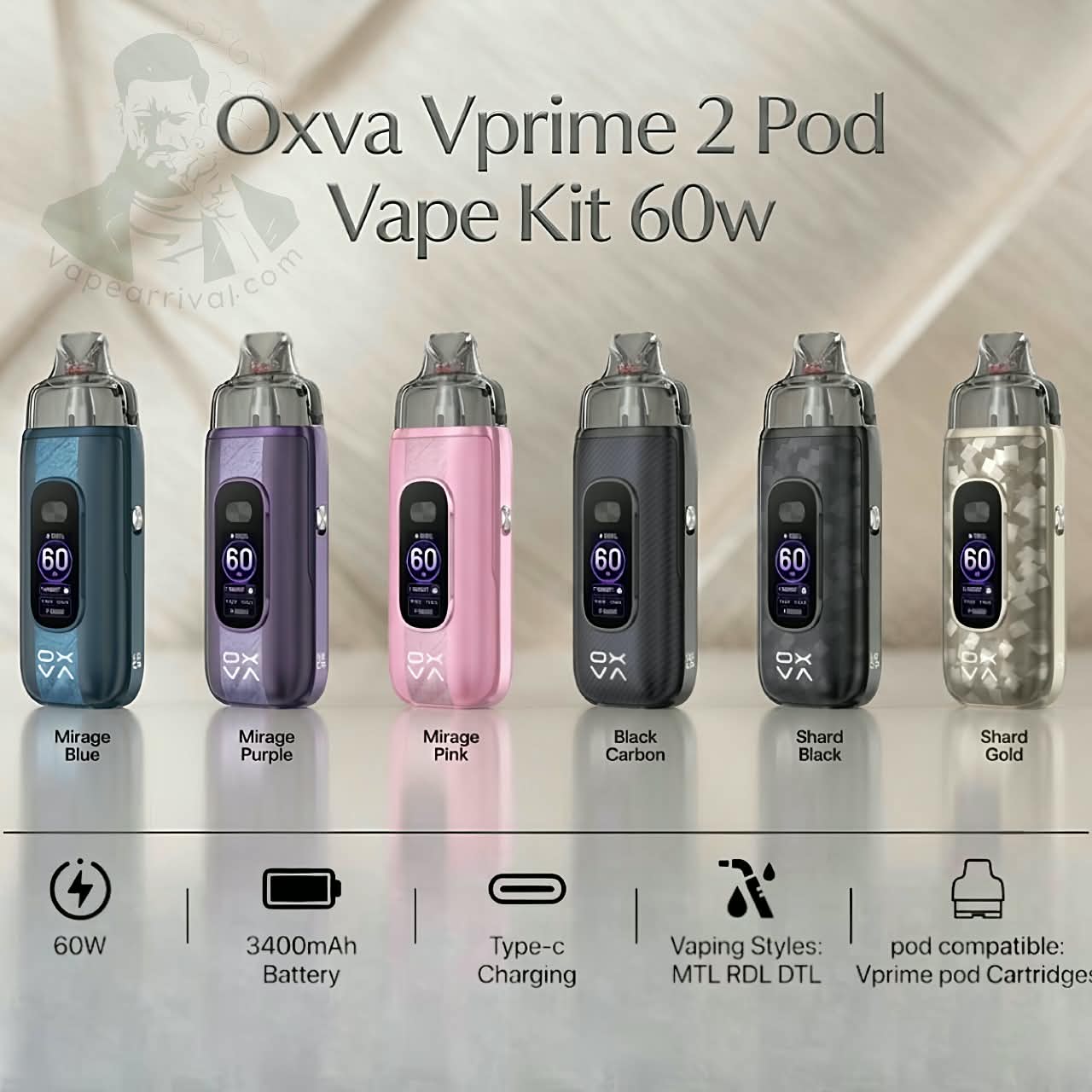 OXVA VPrime 2 Pod Vape Kit OXVA VPrime 2 Pod Vape Kit