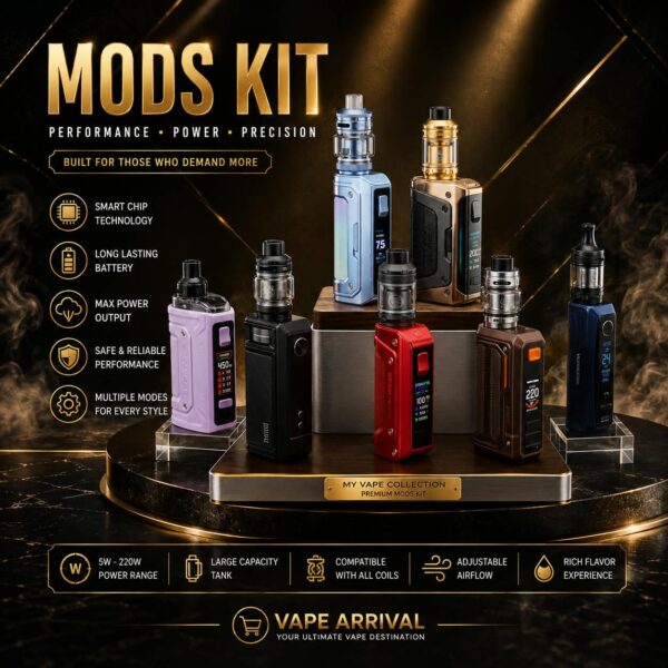 Vape Mods Kits Dubai UAE Advanced Vape Devices Vape Arrival