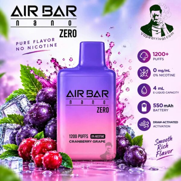 AIR BAR NANO ZERO 1200 Puffs Disposable