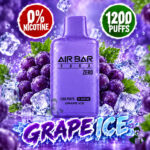 AIR BAR NANO ZERO 1200 Puffs Disposable Grape Ice