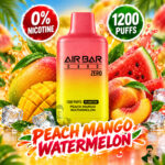 AIR BAR NANO ZERO 1200 Puffs Disposable Peach Mango Watermelon
