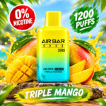 AIR BAR NANO ZERO 1200 Puffs Disposable Triple Mango