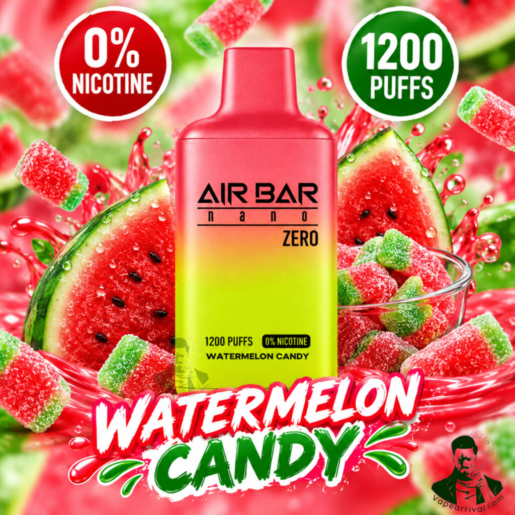 AIR BAR NANO ZERO 1200 Puffs Disposable Watermelon Candy