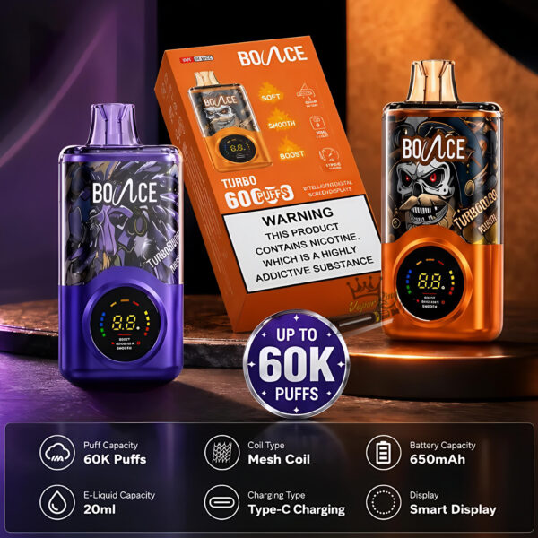 Bounce Turbo 60000 Puffs Disposable