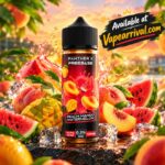 DR Vapes Panther X 120ml 3MG Peach Mango Watermelon