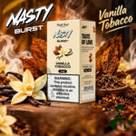 Nasty Burst 60ml 3mg Vape Juice Vanilla Tobacco
