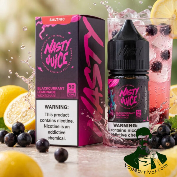 Nasty Salt Nic 30ml Wickedhaze (Blackcurrant Lemonade)