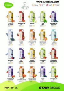 Vozol Star 35000 Puffs Disposable Vape 50MG
