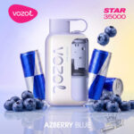 Vozol Star 35000 Puffs Disposable Vape Azberry Blue