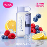Vozol Star 35000 Puffs Disposable Vape Bluerazz Ice