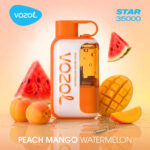 Vozol Star 35000 Puffs Disposable Vape Peach Mango Watermelon