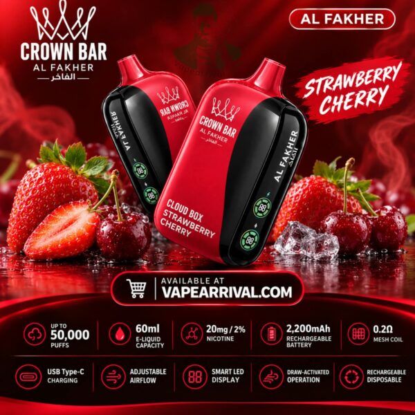 Al Fakher Crown Bar Cloud Box 50000 Puffs