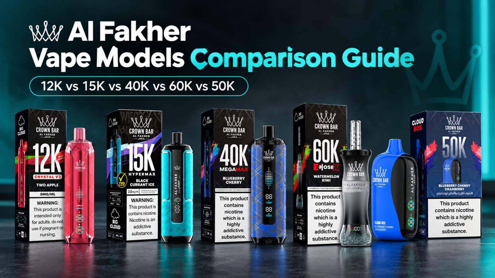 Al Fakher Vape Models Comparison