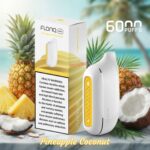 Flonq Max 6000 Puffs Disposable Vape Pineapple Coconut