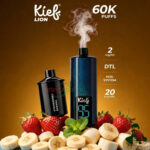 Kief Lion 60000 puffs Disposable Kit Strawberry Banana