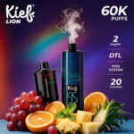 Kief Lion 60000 puffs Disposable Kit Super Rainbow