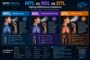 MTL vs RDL vs DTL Vaping