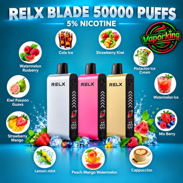 RELX Blade 50000 Puffs Disposable Vape