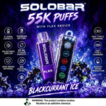 SOLOBAR FLEX 55000 Puffs Disposable Kit Blackcurrant Ice