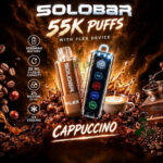 SOLOBAR FLEX 55000 Puffs Disposable Kit Cappuccino