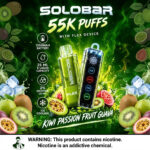 SOLOBAR FLEX 55000 Puffs Disposable Kit Kiwi Passion Fruit Guava