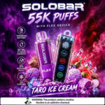 SOLOBAR FLEX 55000 Puffs Disposable Kit Taro Ice Cream