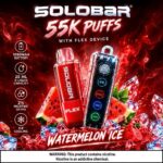 SOLOBAR FLEX 55000 Puffs Disposable Kit Watermelon Ice