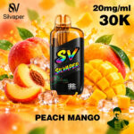 Silvaper 30000 Puffs Disposable Peach Mango