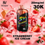 Silvaper 30000 Puffs Disposable Strawberry Ice Cream