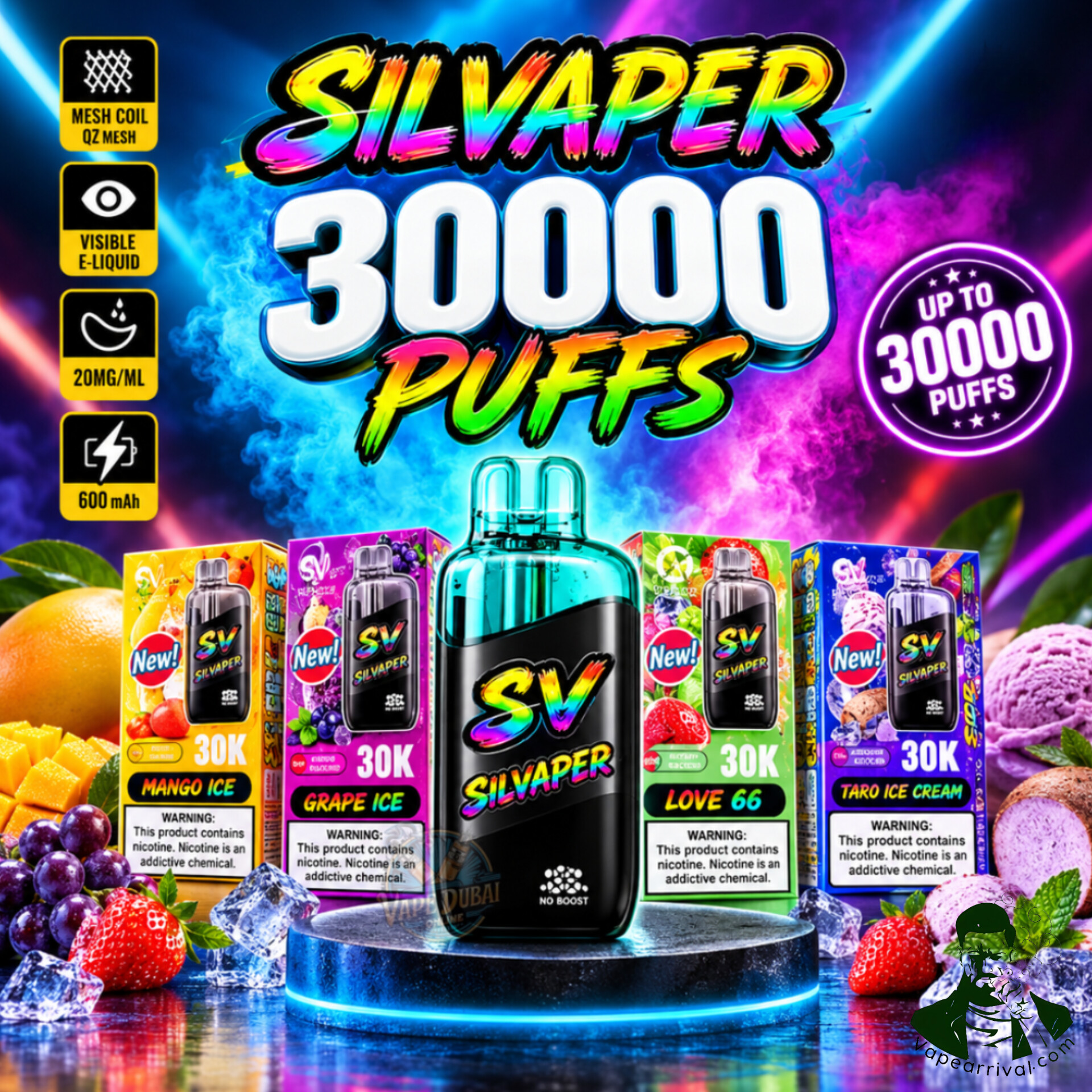 Silvaper 30000 Puffs Disposable Silvaper 30000 Puffs Disposable